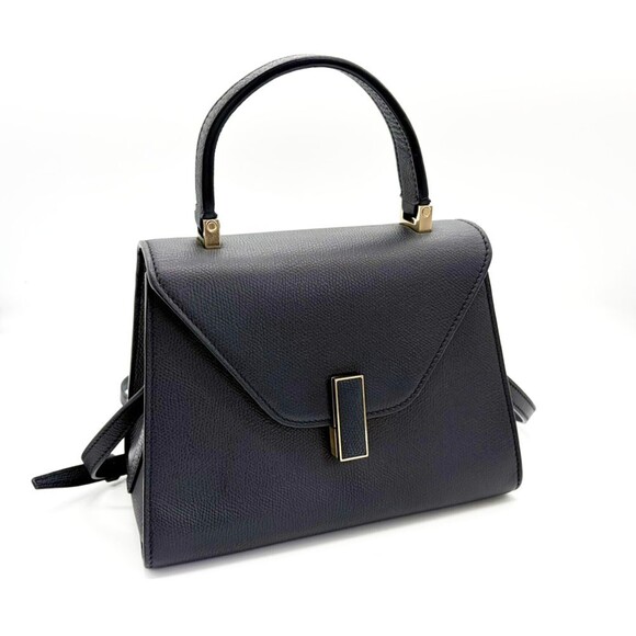 VALEXTRA Handbags - Valextra Mini Iside 2-way Shoulder Handbag Navy WBES0036028LOC99-NN